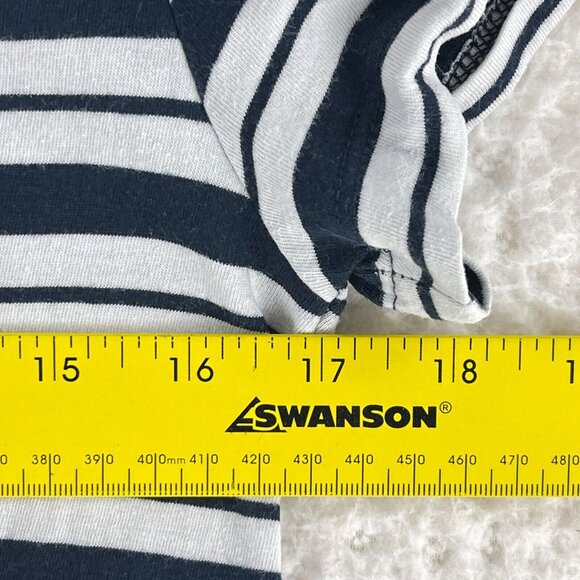 J. Crew Navy and White Striped Midi Dress - Picture 9 of 14